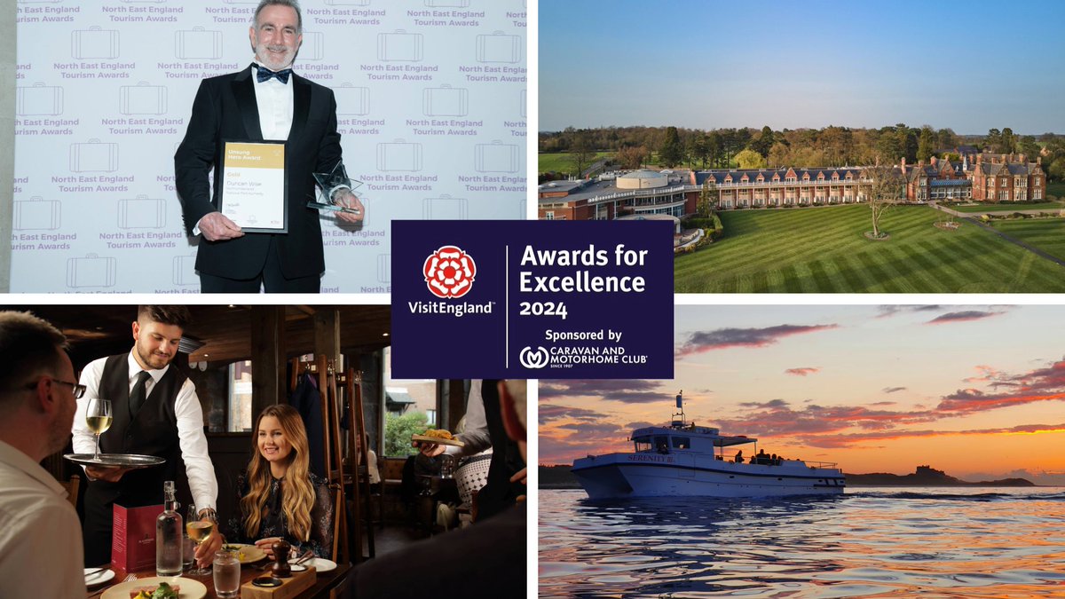 We're absolutely over the moon to announce that four incredible tourism trailblazers will be flying the flag for the North East at the national @VisitEngland Awards for Excellence in June 🥳

destinationnortheastengland.co.uk/news/four-nort…