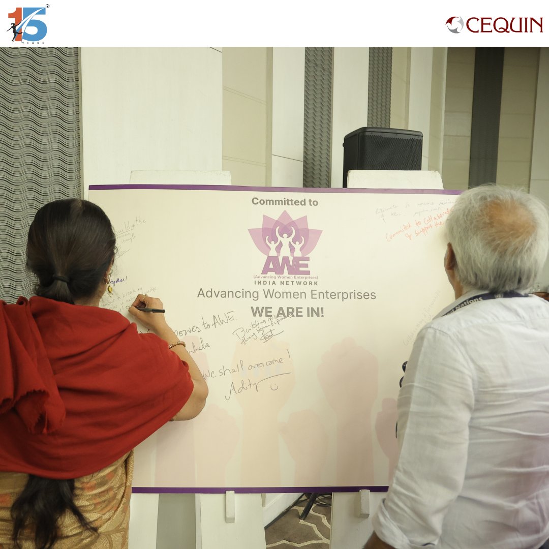 Lora K Prabhu, the co-founder and director of CEQUIN, attended the launch of the Advancing Women Entrepreneurship (AWE)-India Network. The launch event stressed the importance of collective influence on policies and ecosystems, alongside effective negotiation strategies.