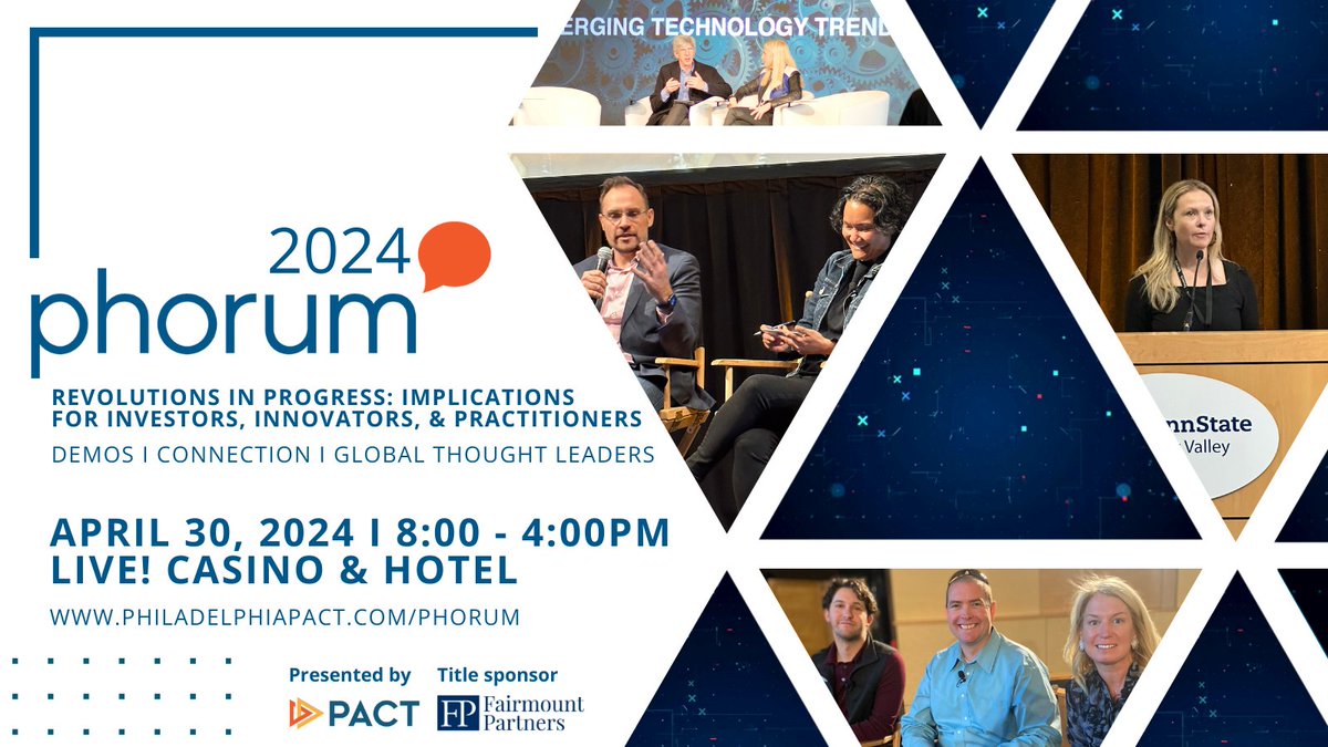 Phorum 2024 is the place to BE for tech enthusiasts on 4/30! 🚀 Learn about #AI, navigate #regulatorychanges, &amp; explore #emergingtech. Secure your spot 👉 bit.ly/phorum24.

#emergingtechnologies #techenthusiast #tech #healthcaretech #AI #innovation