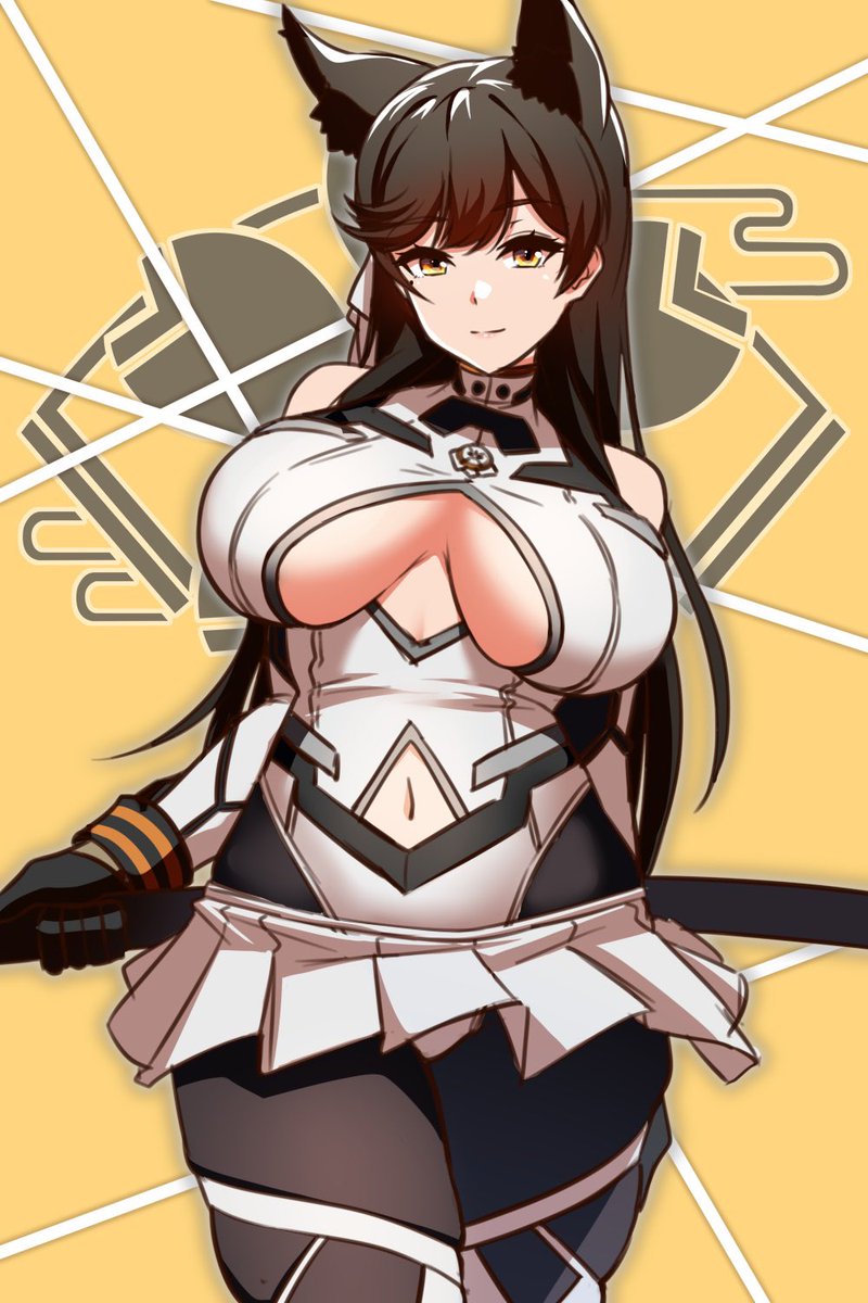 愛宕(アズールレーン) 「#あなたのデカパイ作品を見せてください 」|鍵山/Clave イラストレーターのイラスト