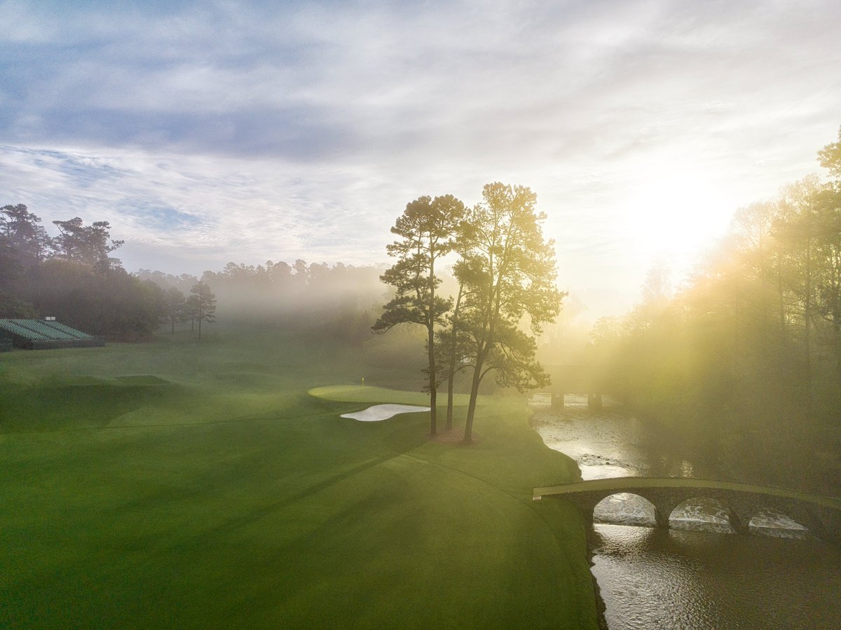 Good morning from Augusta National Golf Club. #themasters