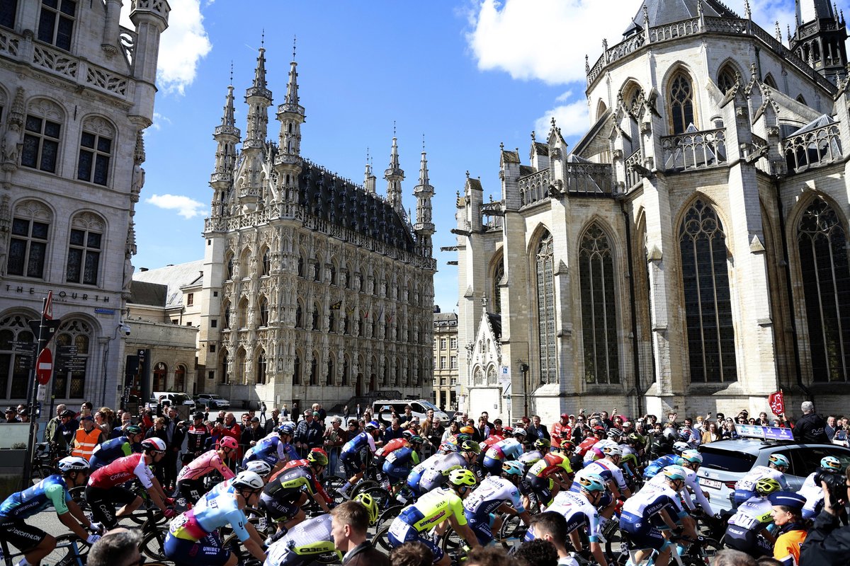 🇧🇪 #DBP 🚩 Leuven 🏁 Overijse 🛣️ 195.2km ➡️ Explosive course, featuring both cobbles and no fewer than 22 climbs in total. #RideAsOne #rideforGino #DBP24 📸 @SprintCycling