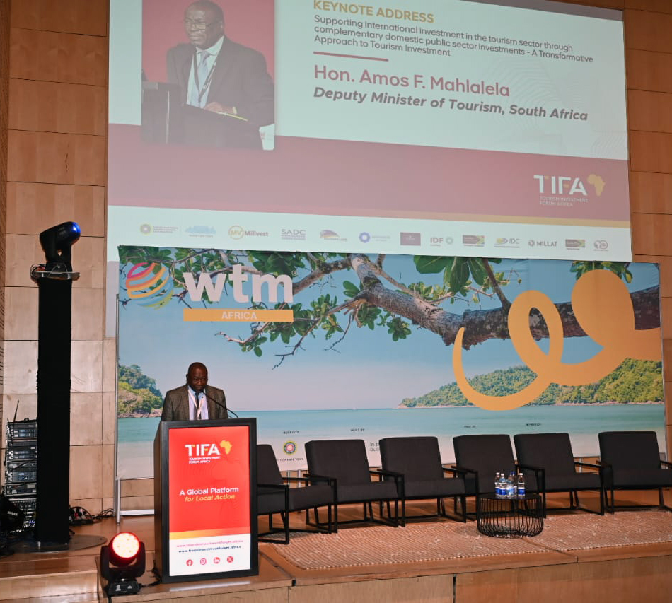 [SPEECH] Remarks by Mr Fish Mahlalela, Deputy Minister of Tourism at Tourism Investment Forum Africa (TIFA) at WTM Africa 2024
tinyurl.com/23xahtau
@WTMAfrica
#WTMA2024
#WTM_Africa 
#Tourism 
#WeDoTourism
#ShareSouthAfrica
#FreedomMonth2024
@CityofCT