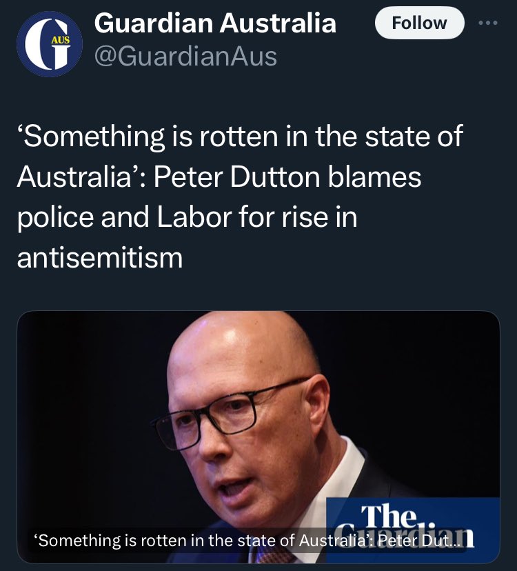 Says the man who fuelled racism to obliterate a Voice to Parliament for Indigenous AUS, politicised crime in Alice Springs after a decade of doing nothing about it while in gov and ran a shamelessly racist campaign in the Dunkley by-election

Hideous man
#LNPNeverAgain