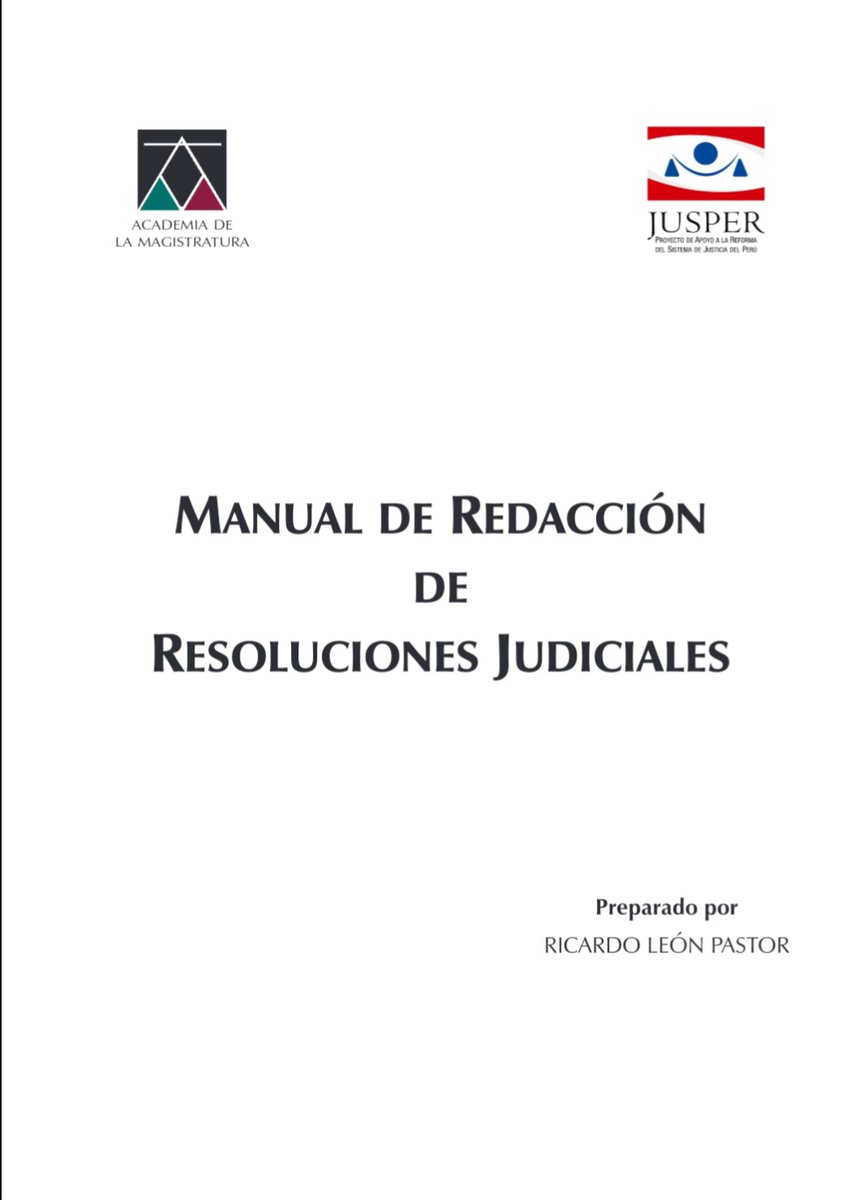 Manual de redacción de resoluciones judiciales ⬇️ iuslatin.pe/manual-de-reda…