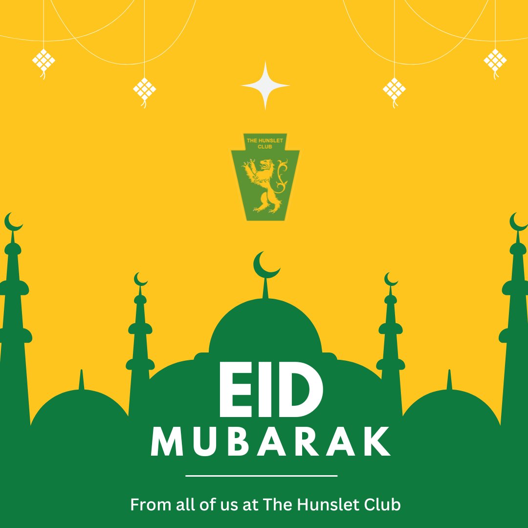 🌙Eid Mubarak to all our staff, members and to all those celebrating around the world!🌙 #eidmubarak #thehunsletclub #leeds #southleeds #youthorganisation