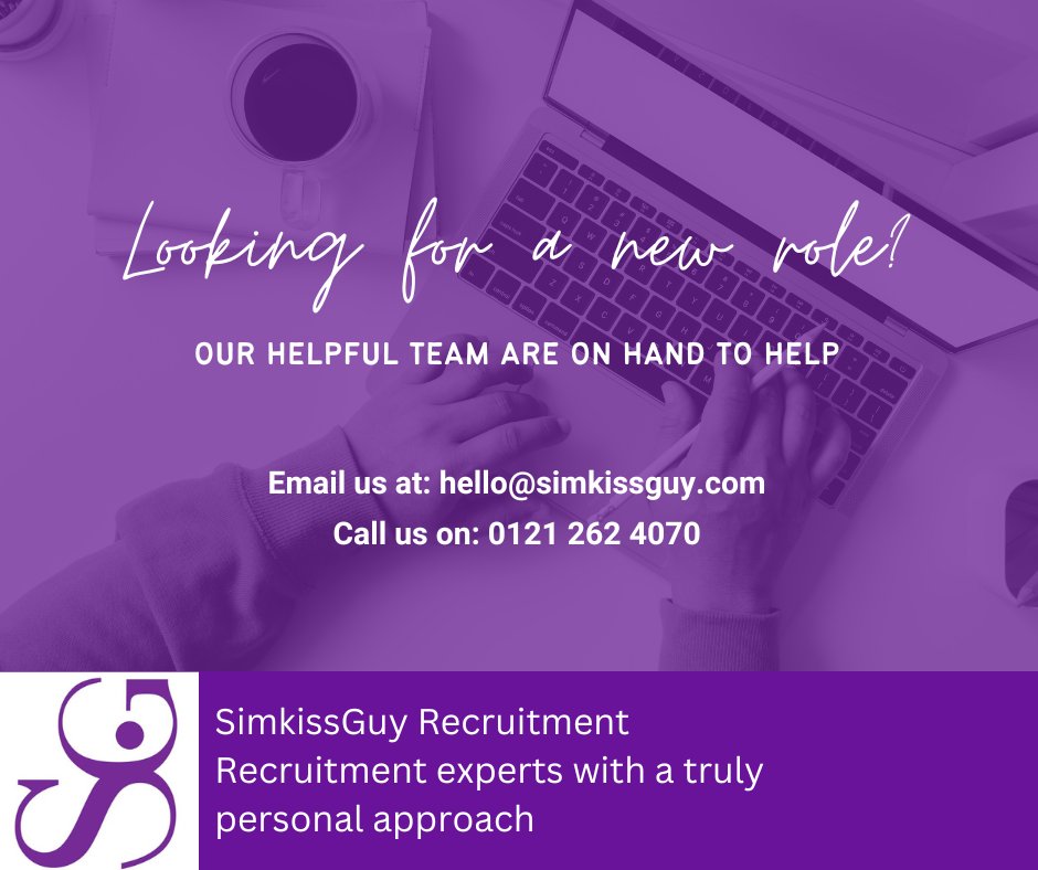 Looking for the next step in your career? Or a recent graduate, keen to secure your first professional position? We have a wide range of vacancies that we are actively recruiting for, including various temporary assignments, just follow the link: simkissguy.com/vacancies/