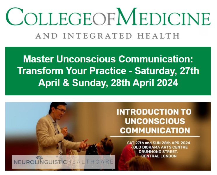 Introducing a new course designed to help clinicians and therapists work smarter for patients. Led by Dr Wong and Dr Akhtar it takes place on April 27/28 at the Old Diorama Arts Centre in London. Find out more and book here: collegeofmedicine.org.uk/events #integratedhealth #gplife