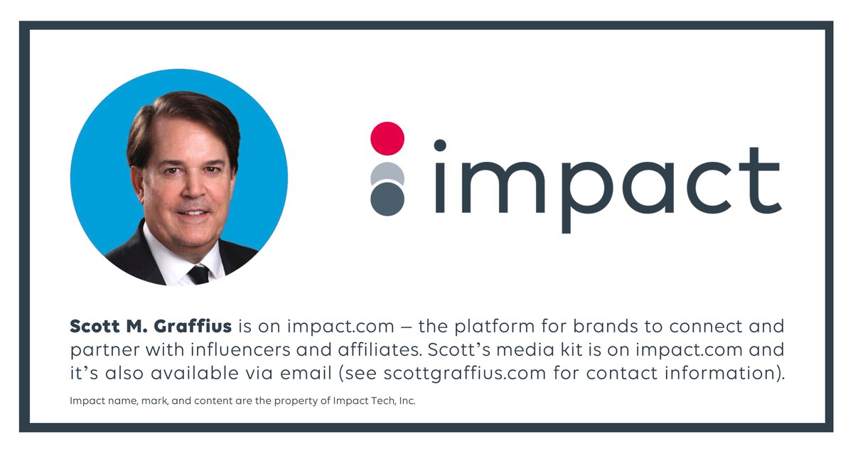 Agile Scrum author @ScottGraffius is on Impact — the platform for brands, influencers, and affiliates.

#Brand #Influencer #Affiliate #AI #Business #Technology #Agile #ProjectManagement #AgileProjectManagement #Author #Speaker #PublicSpeaker #Teamwork #SiliconValley #Marketing