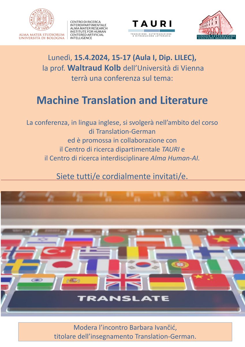 ALMA Human-Centered Artificial Intelligence (@aiunibo) on Twitter photo 