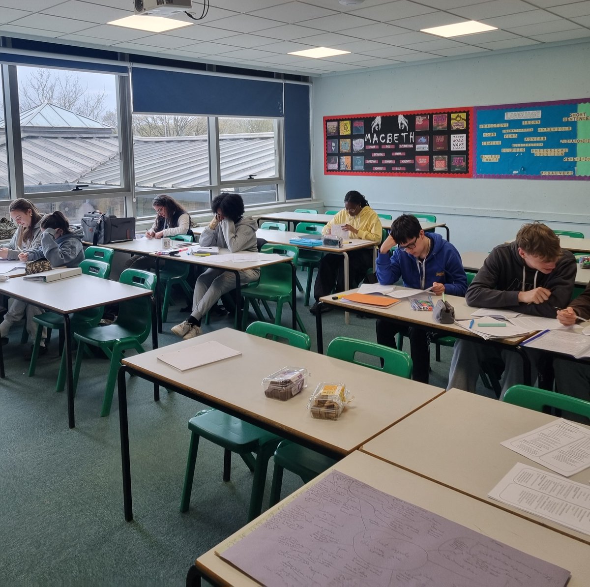 Sixth Formers hard at revision at Abbey Grange this Easter. #workethic #revision
