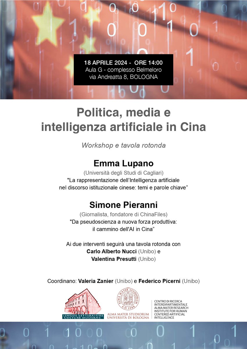 ALMA Human-Centered Artificial Intelligence (@aiunibo) on Twitter photo 