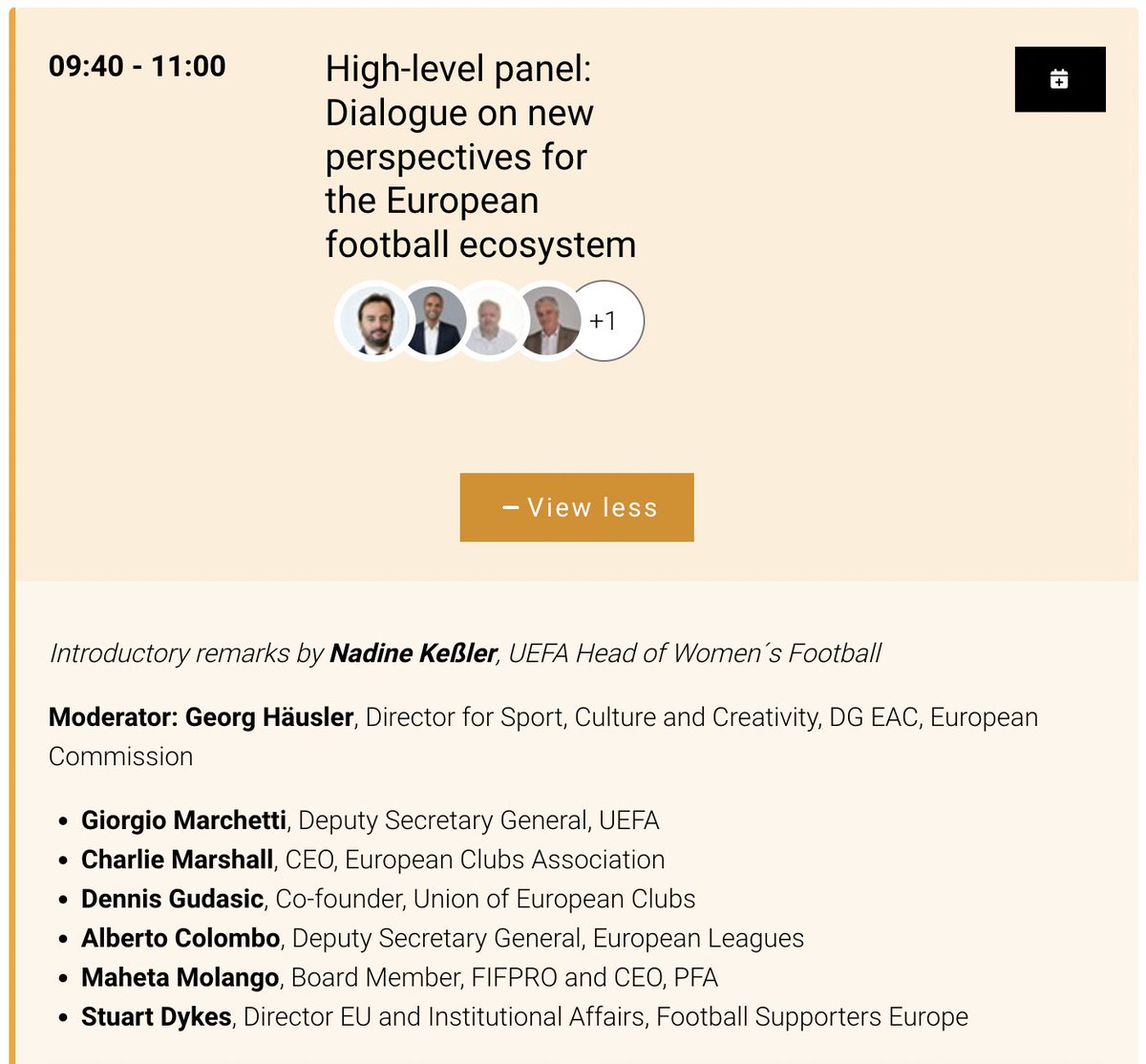 The UEC's path to stakeholder recognition continues to develop as an organisation closely aligned with the key goals and values promoted by the @EU_Commission. Our co-founder and Executive Board member @DGudasic will be proud to represent the UEC and its members in the panel