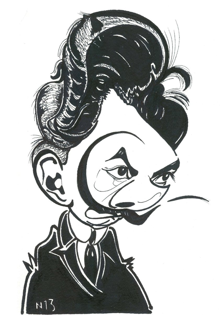 🎨📸 Tomás Morales ha sido retratado, pintado y representado en incontables formatos y formas. Esta imagen, en concreto, corresponde a una bella caricatura del artista canario Néstor Dámaso del Pino. ¡Puro arte!