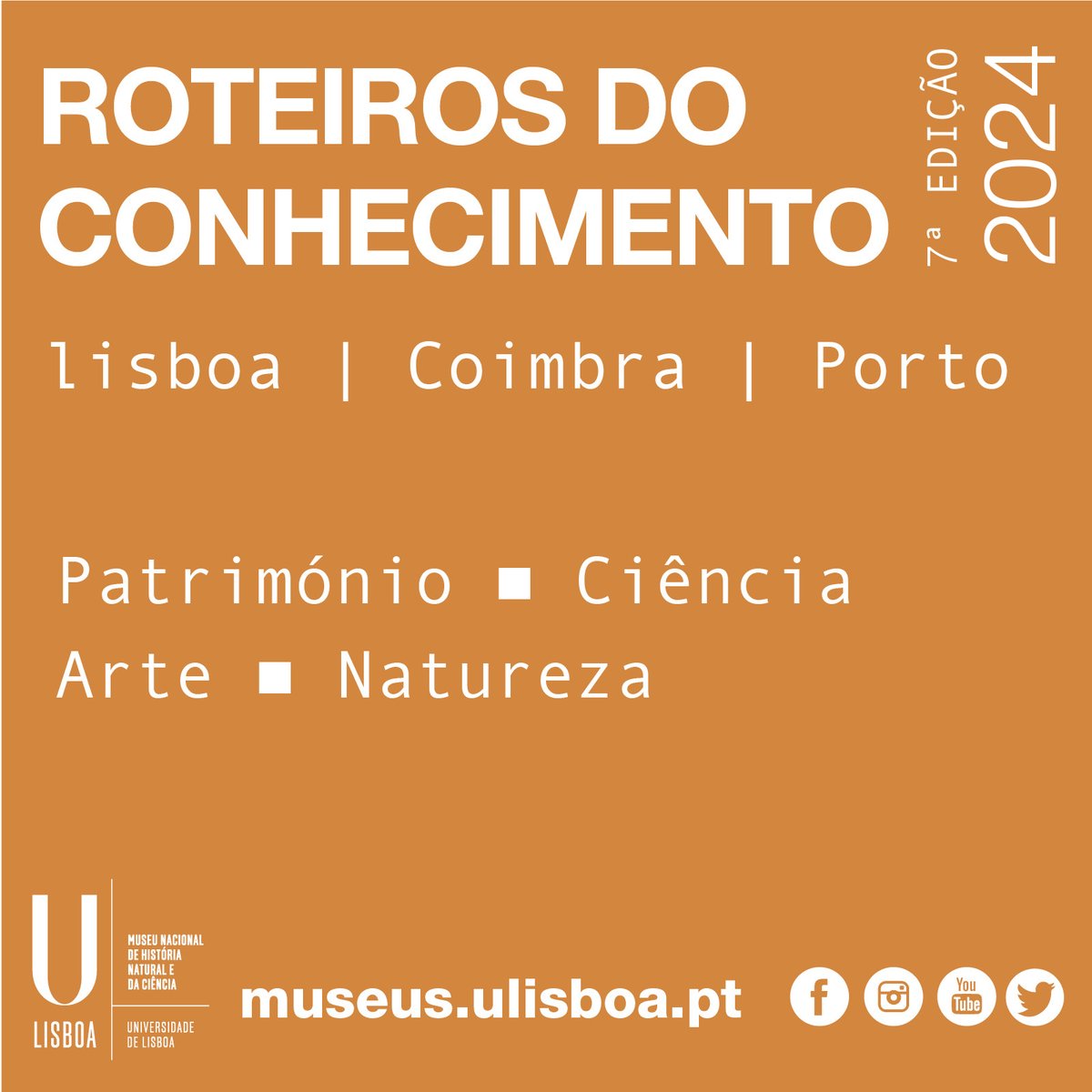 Roteiros do Conhecimento – 7ª EDIÇÃO Apenas 9 lugares restantes! - 15 de abril. Lotação máxima: 25 participantes Inscrições e mais informações: geral@acad-ciencias.pt