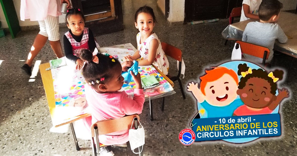 Para ellos trabajamos, porque son la esperanza del mundo. Hoy celebramos el día de los Círculos Infantiles Muchas felicidades #CubaViveEnSuHistoria #DeZurdaTeam