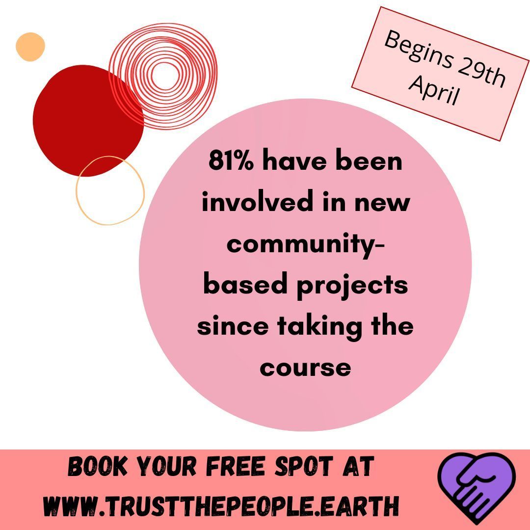 Ready to take back control and build a real democracy from the grassroots up? 

Then sign up to our free 4 week community organising course to get the skills to bring about the change you want to see. 

trustthepeople.earth

 #bethechange