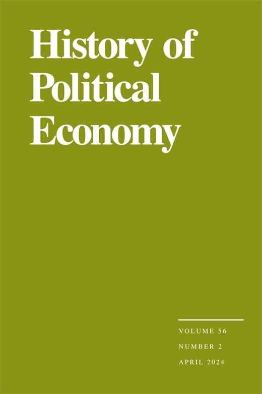 Article: A Paradoxical Convergence: French Economists and the Policy toward Cartels from the 1870s to the Eve of the Great Depression, by David Spector buff.ly/41h5JG0