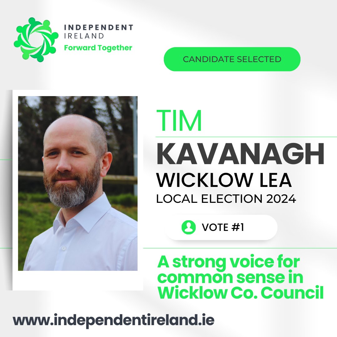 Tim Kavanagh, a Wicklow native deeply ingrained in the fabric of his community, has officially declared his candidacy for the Wicklow Local Electoral Area (LEA) in the upcoming local elections. With a rich background in arts, culture, community activism, and a strong commitment…