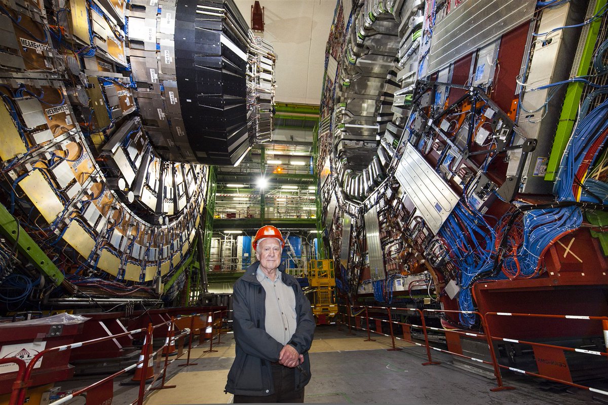 CERN's tweet image. It is with great sadness that we learned of the passing of Peter Higgs.

An iconic figure in modern science, Higgs postulated the existence of the eponymous Higgs boson in 1964. Its discovery at CERN in 2012 was the crowning achievement of the Standard Model of particle physics –…
