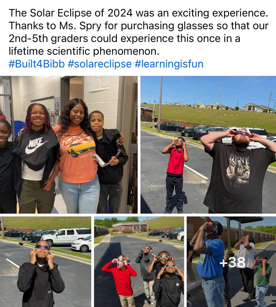 #Built4Bibb #solareclipse #learningisfun
