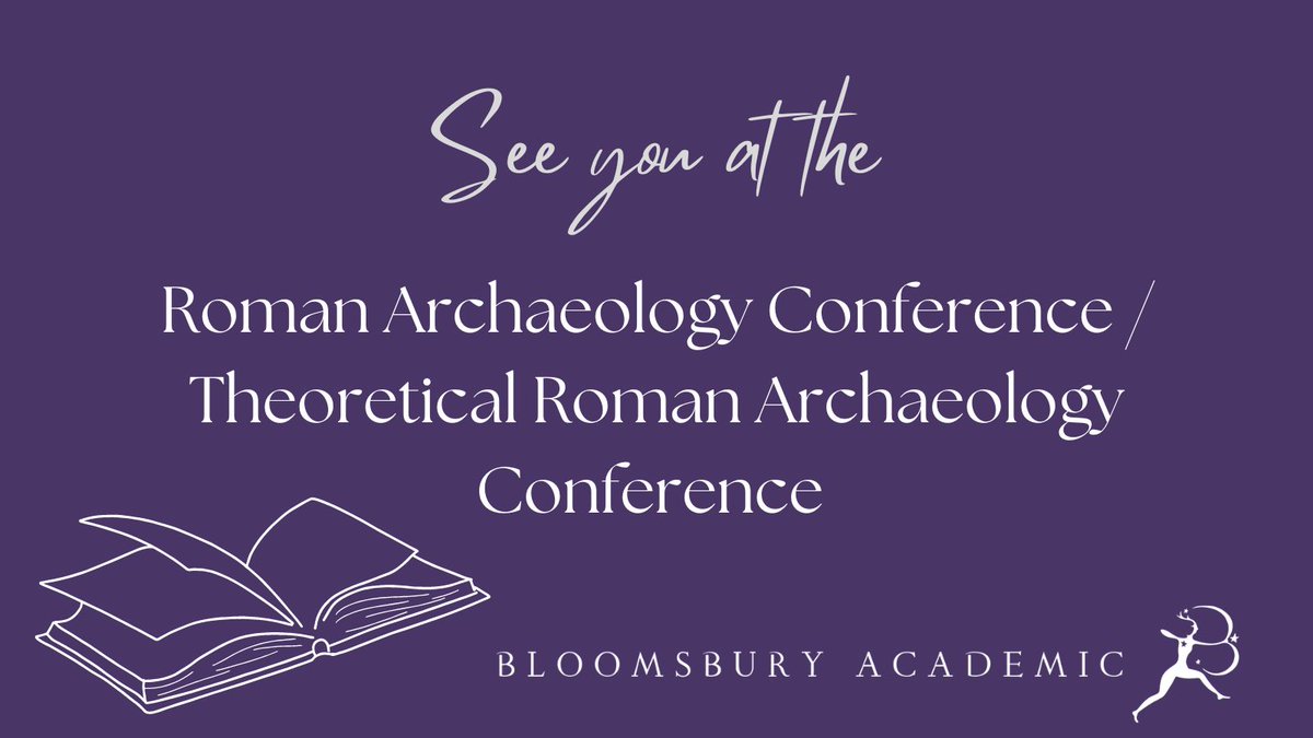 Attending the Roman Archaeology Conference this week in London? If you have a proposal you’d like to discuss, visit our stand to chat with our editor @lilymacmahon1 Enjoy discounted copies of our archaeology books at our stand or online 📚 @TRAC_conference #TRACRAC2024