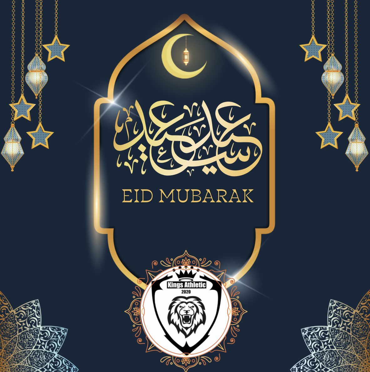 Eid Mubarak to everyone celebrating, love the Kings Family 🧡