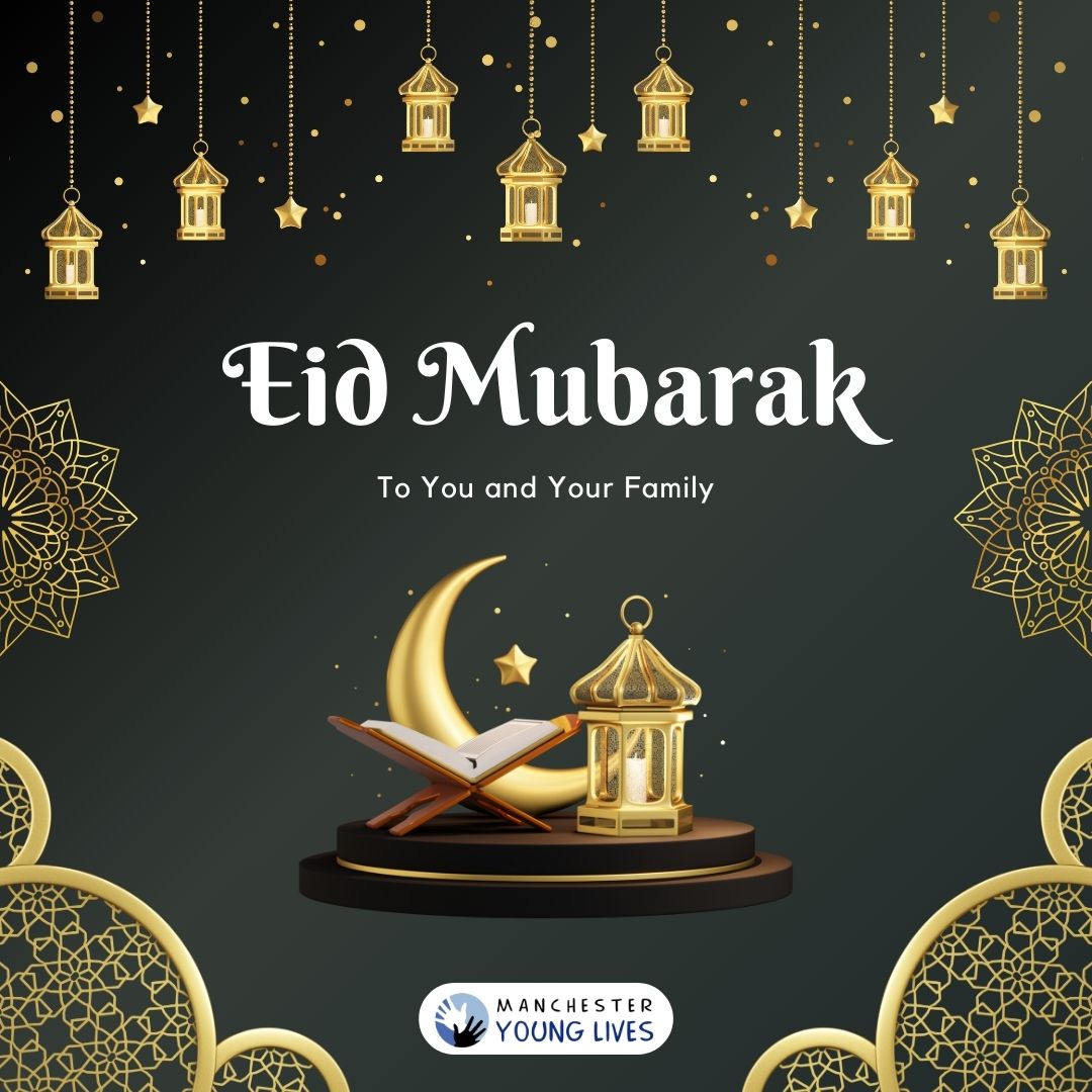 Eid Mubarak to all the Muslim children, young people, staff and volunteers at Manchester Young Lives. We hope you and your families have a lovely day! 🌙✨
#EidMubarak #Eidmubarak2024