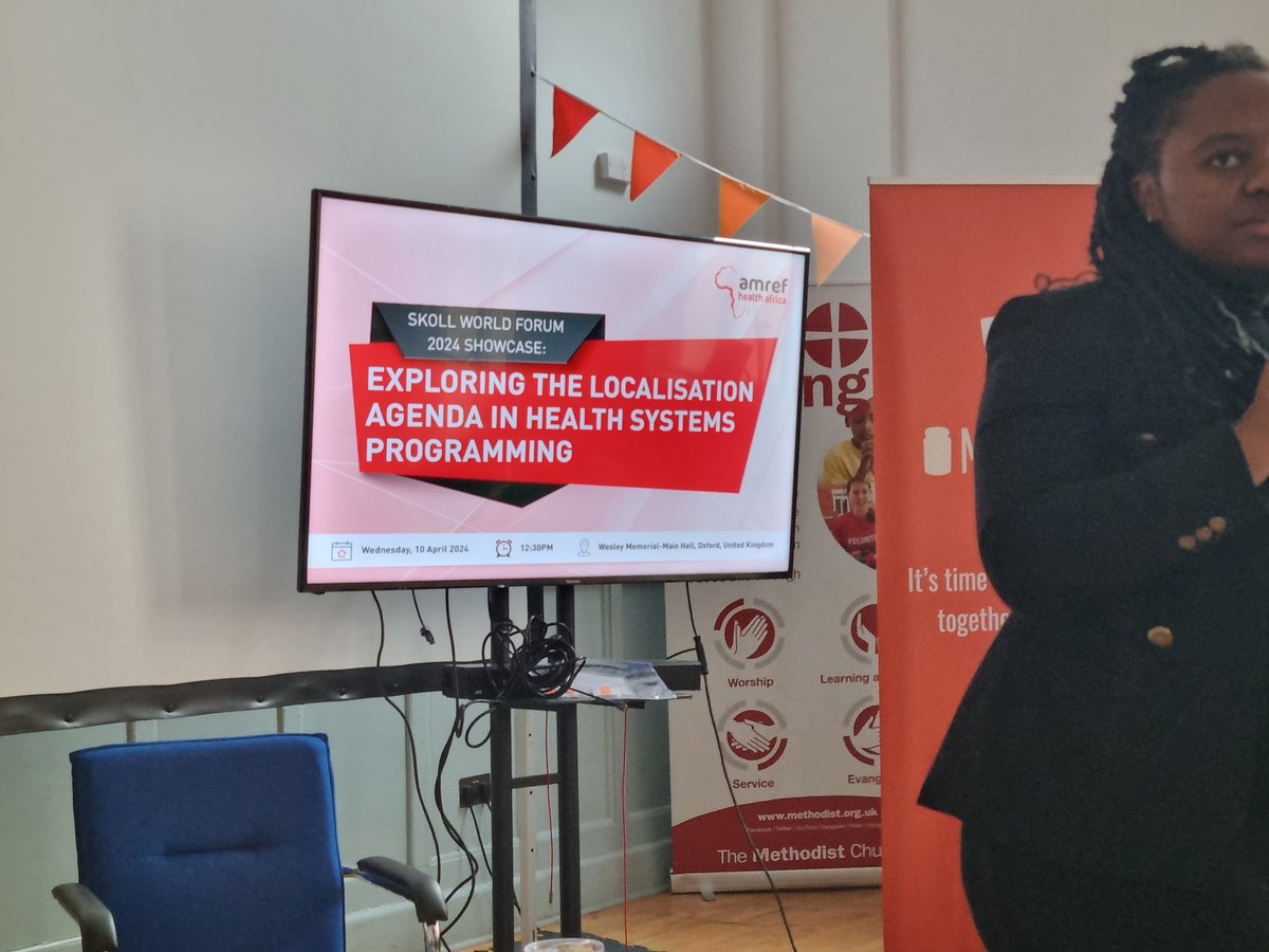 This afternoon, on the sidelines of the #SkollForum2024, we're exploring the #localisation agenda and what it means and looks like for #healthsystems programming led by @Amref_Worldwide's Dr Rispah Walumbe and @DestaLakew w/@angienguku @stevemurigi