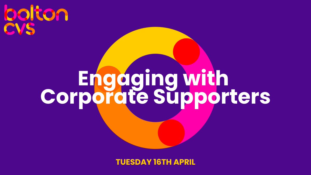 Are you looking to engage with corporate sponsors? Do you want to make the most of the corporate connections you already have?💭 Join our experienced Business Development Manager Helen to explore all of this and more💜 🔗: bit.ly/3vWBRmV