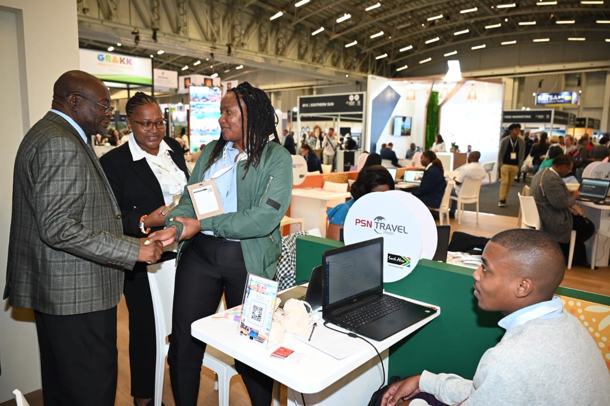 We’ve landed @CityofCT for #WTM_Africa with 50 SMMEs supported under our #Tourism MarketAccessProgramme who will be showcasing their tourism products. Connect with us at stand (M05) at the @CTICC_Official  
@WTM_Africa
#WTMA2024
#WeDoTourism
#ShareSouthAfrica
#FreedomMonth2024