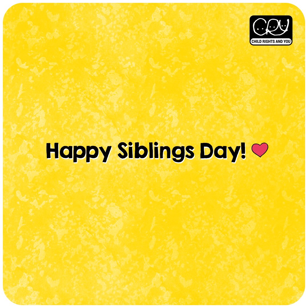 That sibling you don’t want to live with but can’t live without. Tag them and let them know how much you love them. 😉 #HappySiblingsDay