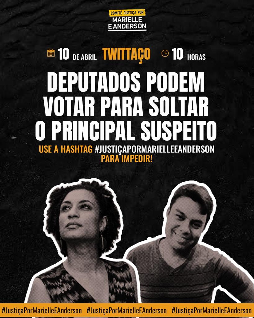 ABSURDO! A direita quer defender um terrível bandido, o mandante do assassinato de Marielle Franco, deputado Chiquinho Brazão. Vamos pressionar! #justiçapormarielleeanderson