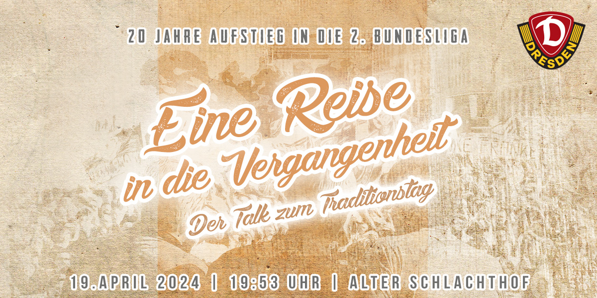DynamoDresden's tweet photo. Bei der Reise in die Vergangenheit am 19. April kann Dexter #Langen leider krankheitsbedingt nicht teilnehmen. Für ihn nimmt mit Aufstiegsheld und ehemaligem Geschäftsführer Volker #Oppitz ein interessanter Gesprächspartner auf dem Podium Platz.👉 https://t.co/I9yvURnQE9 #sgd1953 https://t.co/ysQPUTJi4o