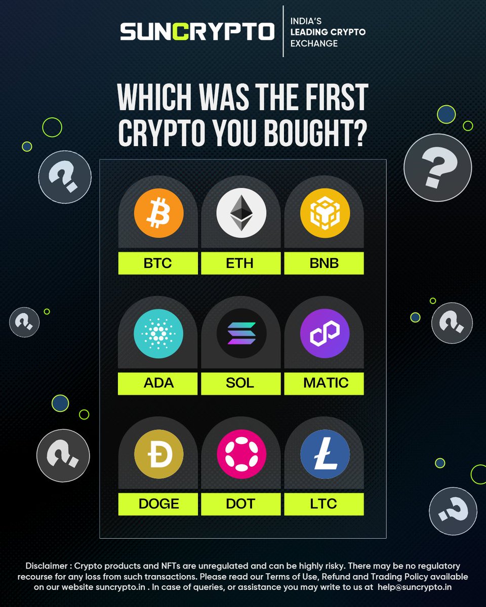 Comment below 👇🏻 the first crypto that you bought.💸 #SunCrypto #Bitcoin #cryptocurrency #CryptoNews