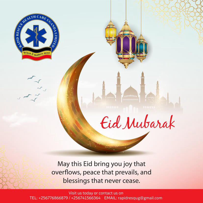 Rapid Rescue wishes to extend warm Eid greetings to our Muslim community! May this special occasion bring joy, blessings, and cherished moments with loved ones. Remember we are available incase of any medical emergency. Eid Mubarak from Rapidrescue! #Eidmubarak2024