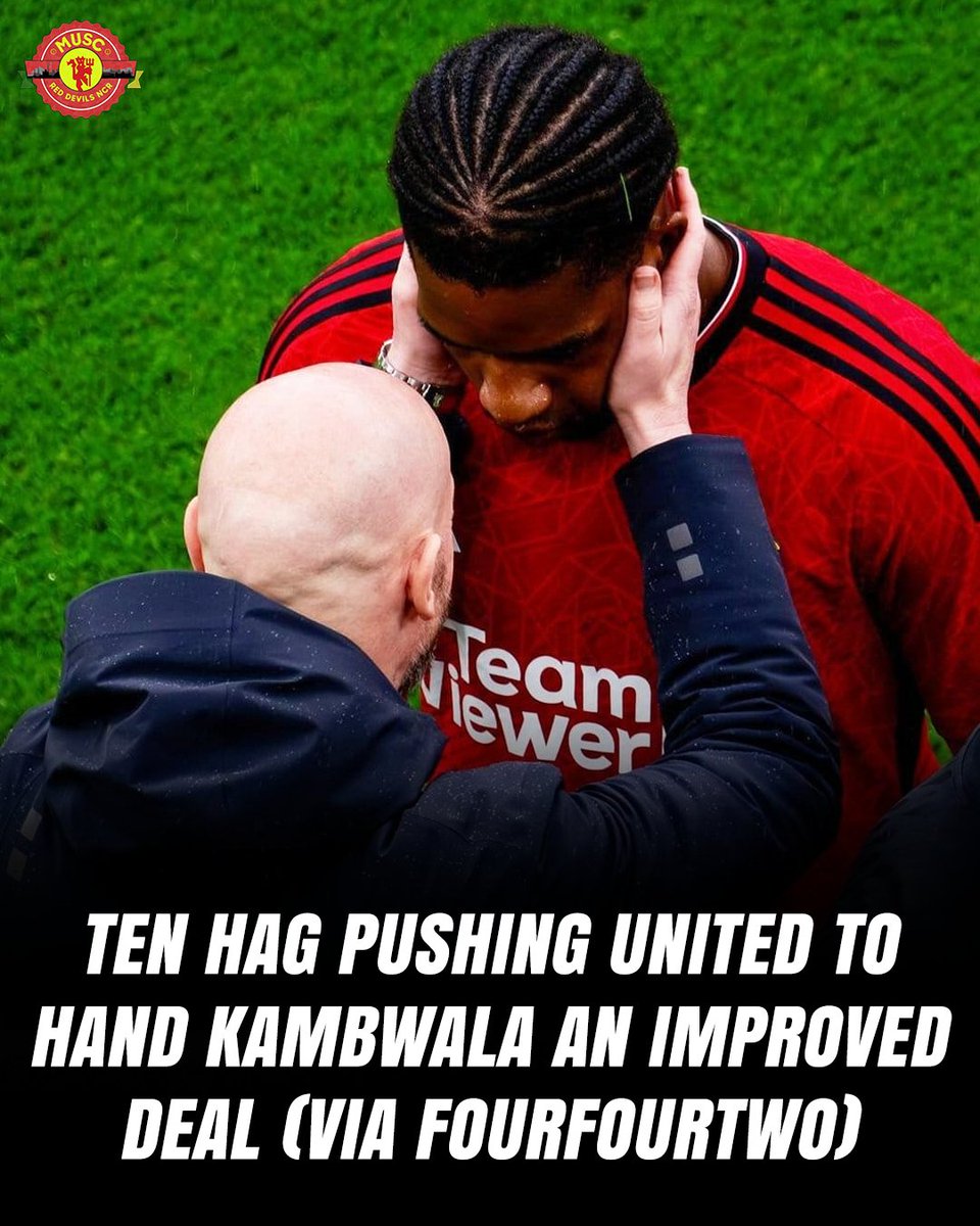 According to FourFourTwo, Erik ten Hag is pushing for Manchester United to hand Willy Kambwala a deal on improved terms. #ManchesterUnited #MUFC #manunited #kambwala