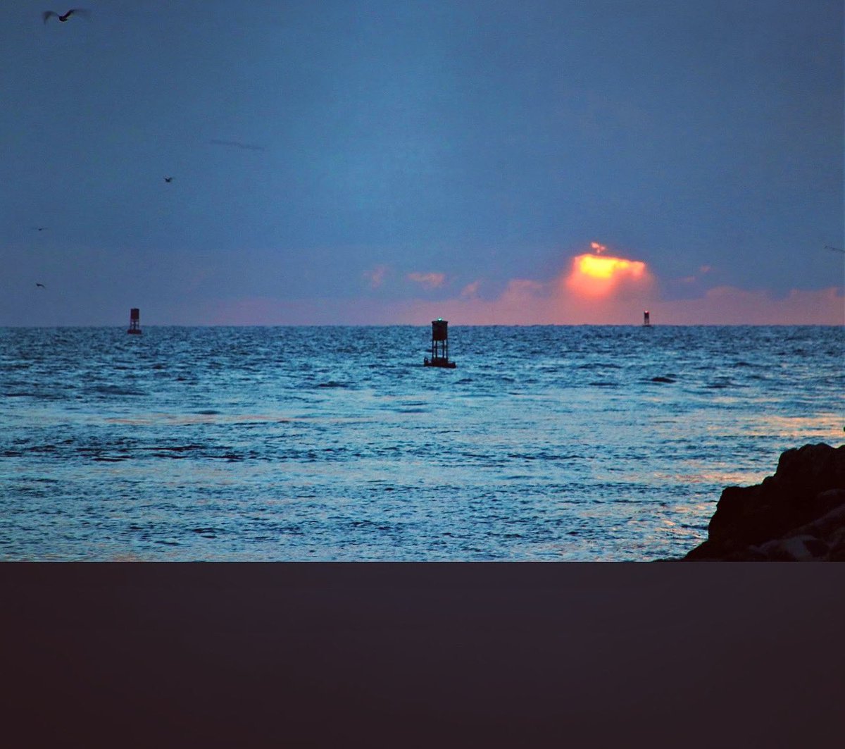 Colors of sunrise …🩵💙 Hutchinson Island, FL