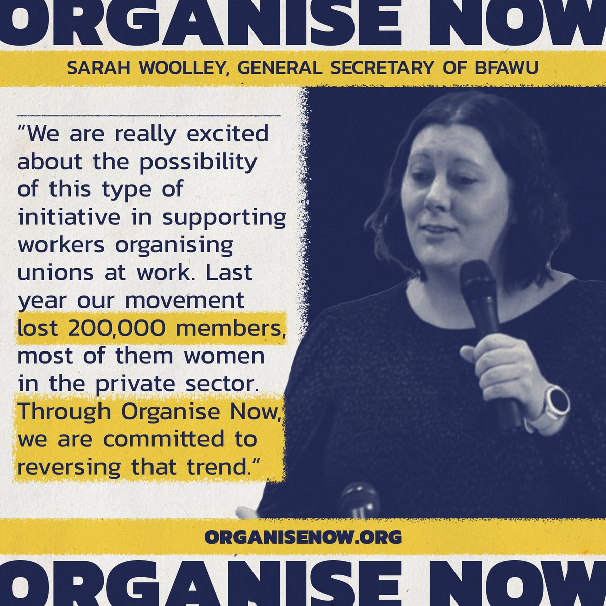 .@SarahWoolley01 is right. The trade union movement cannot continue to haemorrhage members and give ground to exploitative bosses and corporations. That's why we created our new chatbot. We need every tool available to fight back! Try the chatbot here organisenow.org.uk/organise-now-c…