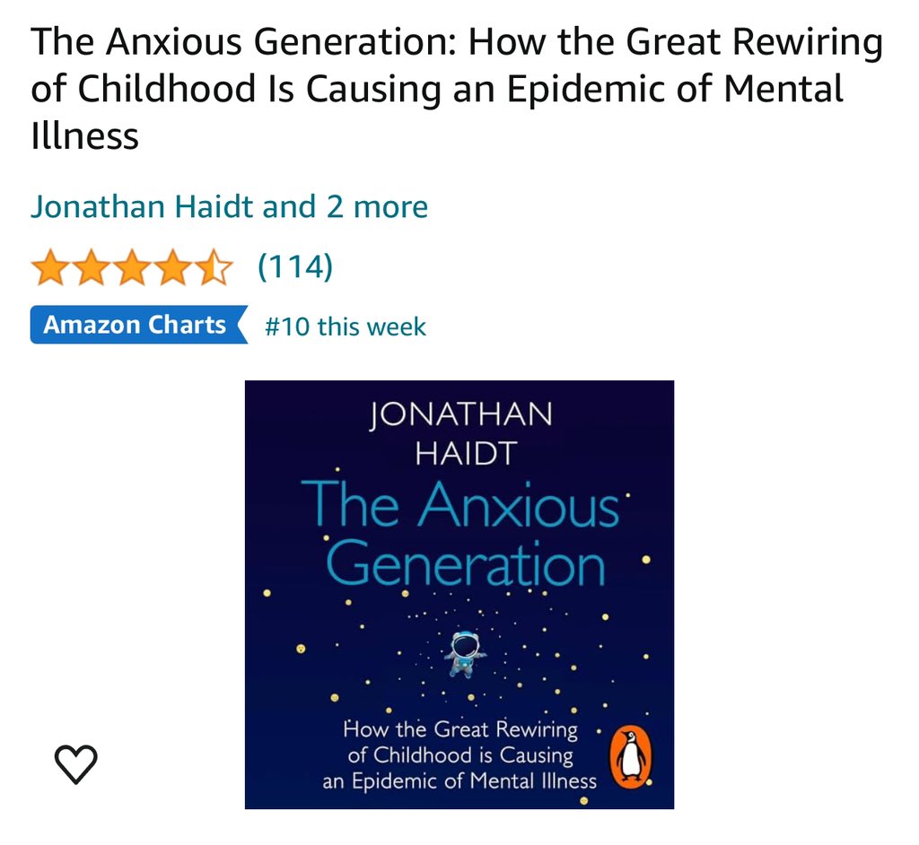 Hi @mrjamesob I highly recommend book that sets out the issues on young people’s use of mobile phones and an interview with @JonHaidt on the #fulldisclosure podcast would be brilliant #LBC