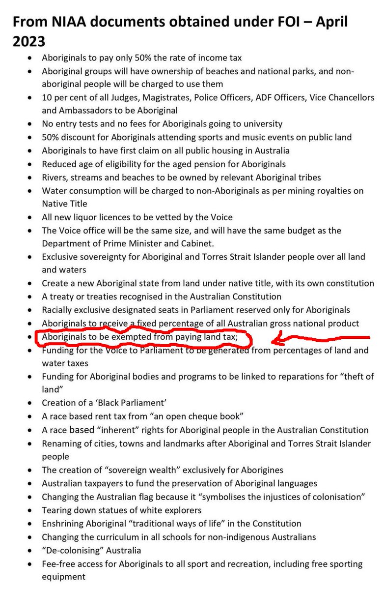 @michaelobrienmp It came up DURING Voice campaign !

FOI docs show full list 👇of changes wanted. Even with the source docs made public, the pro-Voice lobby just denied and denied... Voters saw thru their lies.  

Just the beginning, paying attention yet ? 😱

#vicpol