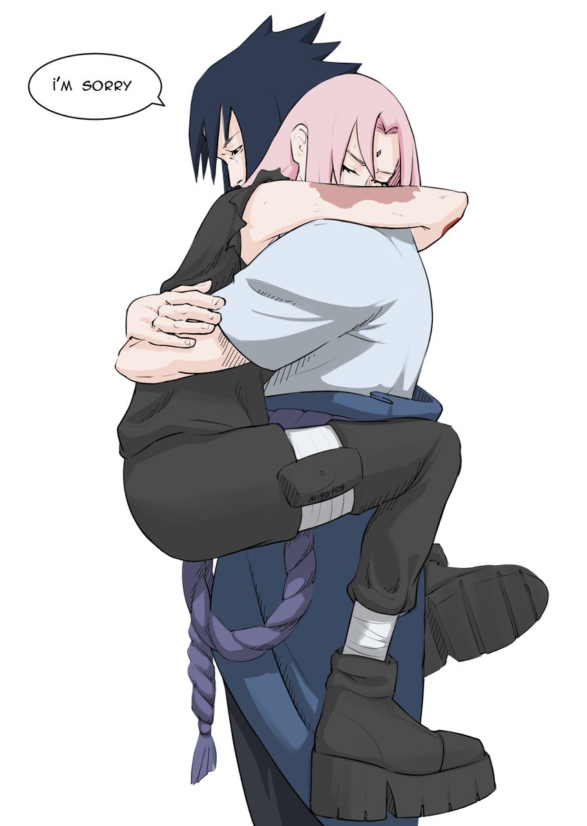 😞 
#NARUTO #sakuraharuno #sasukeuchiha #Sasusaku #fanart #manga