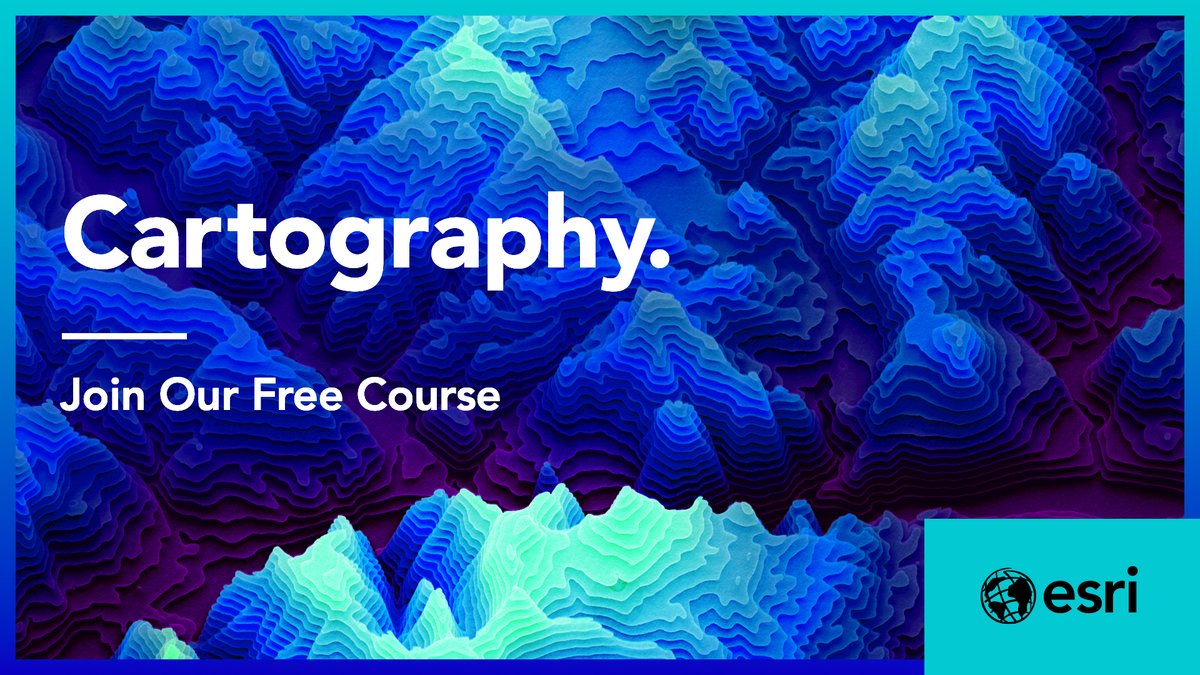 It's already week 2 in the cartography MOOC! 😮 Which also means time is running out to register (for free!) ⏳ Jump in and join the fun → esri.social/ngLQ50RbPeQ @John_M_Nelson @kennethfield @wesleytjones