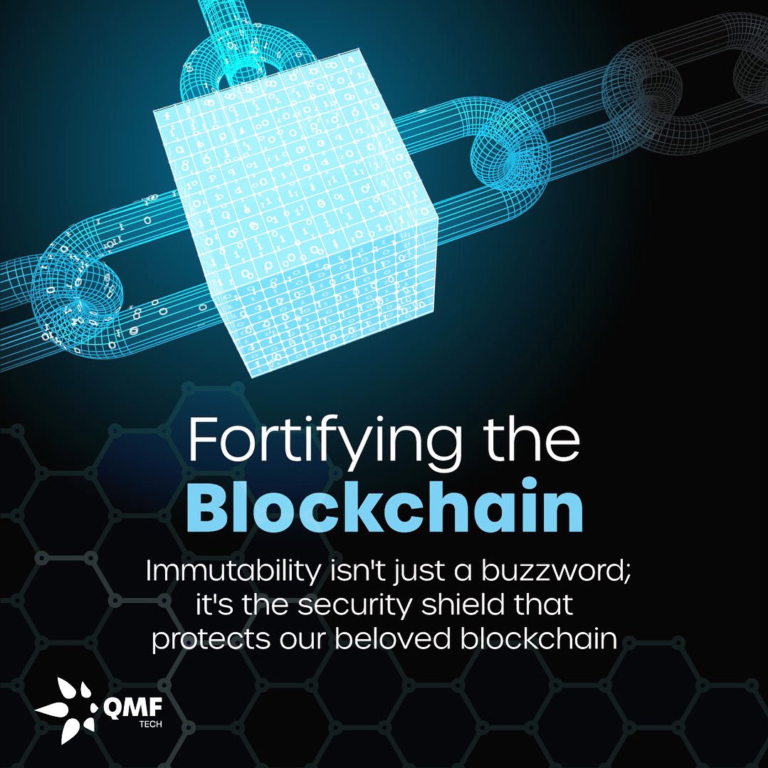 🔒 Fortifying the Blockchain: Immutability isn't just a buzzword; it's the security shield that protects our beloved blockchain. Let's unravel why this principle is the secret sauce that makes our digital ecosystem resilient against tampering. #BlockchainSecurity #ImmutableFuture
