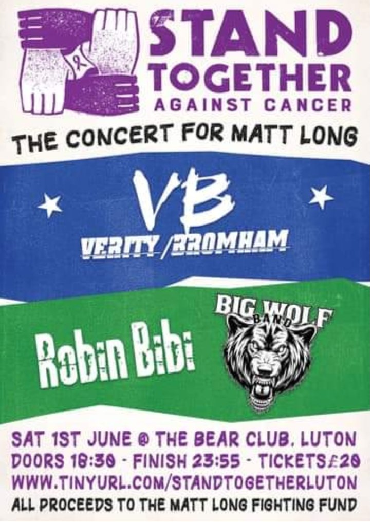 Stand Together Against Cancer, concert series to raise money for cancer treatment for Matt Long of Catfish. We have the full press release here, rockthejointmagazine.com/stand-together… 
#catfish #mattlong #britishblues #bluesguitar #emmawilson #emmawilsonbluesband #whenriversmeet #braverival