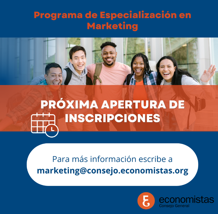 Hay muchos peces en el mar...destácate y haz crecer tu currículum con la especialización en #maketing avalada por el Consejo General de Economistas 👏👇