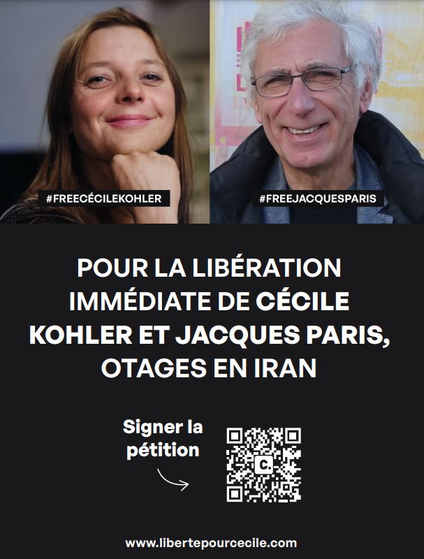 🔴 POUR LA LIBÉRATION IMMÉDIATE DE CÉCILE KOHLER ET JACQUES PARIS, OTAGES EN IRAN
➡ change.org/p/pour-la-lib%…
#freececilekohler #freejacquesparis