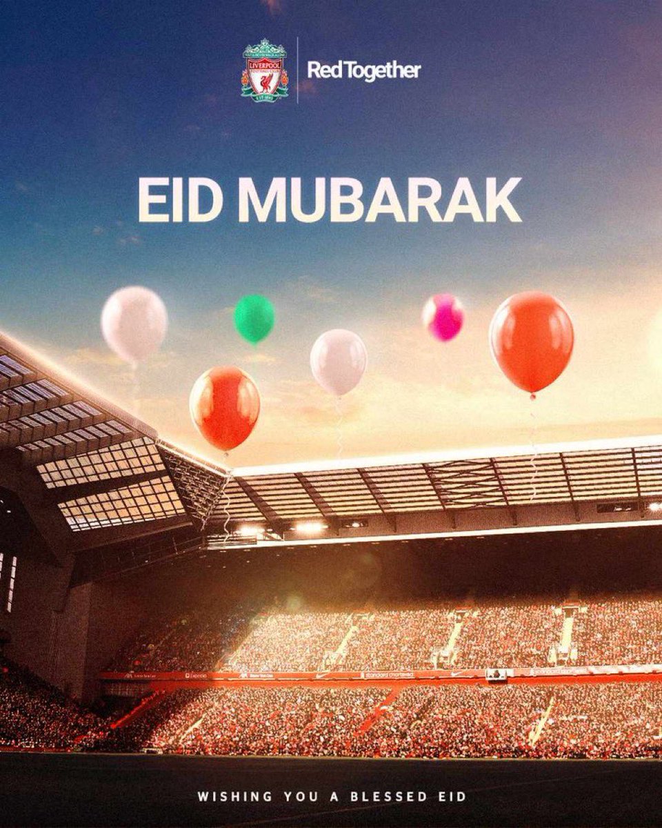 Happy Eid to all of our members who are celebrating around the world. #YNWA #EidMubarak