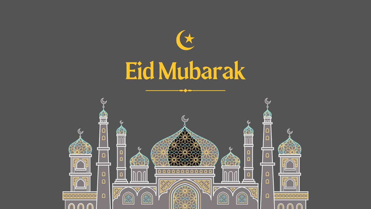 Eid Mubarak! 🌙 Wishing the UEL community and everybody celebrating a happy and blessed #EidUlFitr #Eid2024