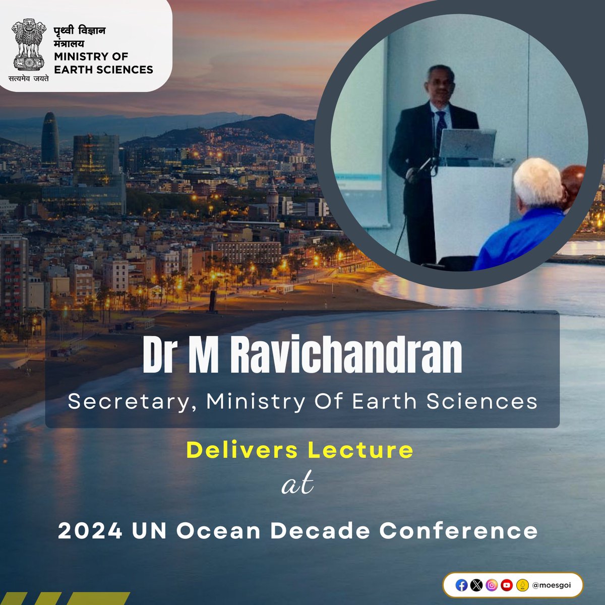 Research insights shared by Secretary @moesgoi Dr. M. Ravichandran (@Ravi_MoES), on the long-term vision for scientific and capacity-building activities in the Indian Ocean!